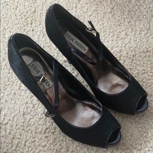 Steve Madden open toe high heels